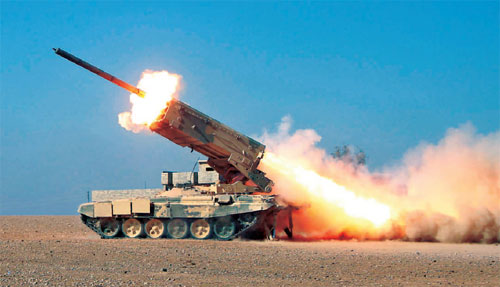 16年网红兵器]TOS-1喷火坦克:摩苏尔征服者